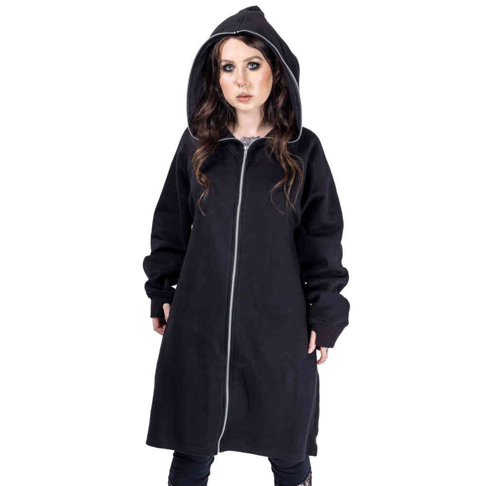 Vixxsin - Drizella Veste zip à capuche - Noir